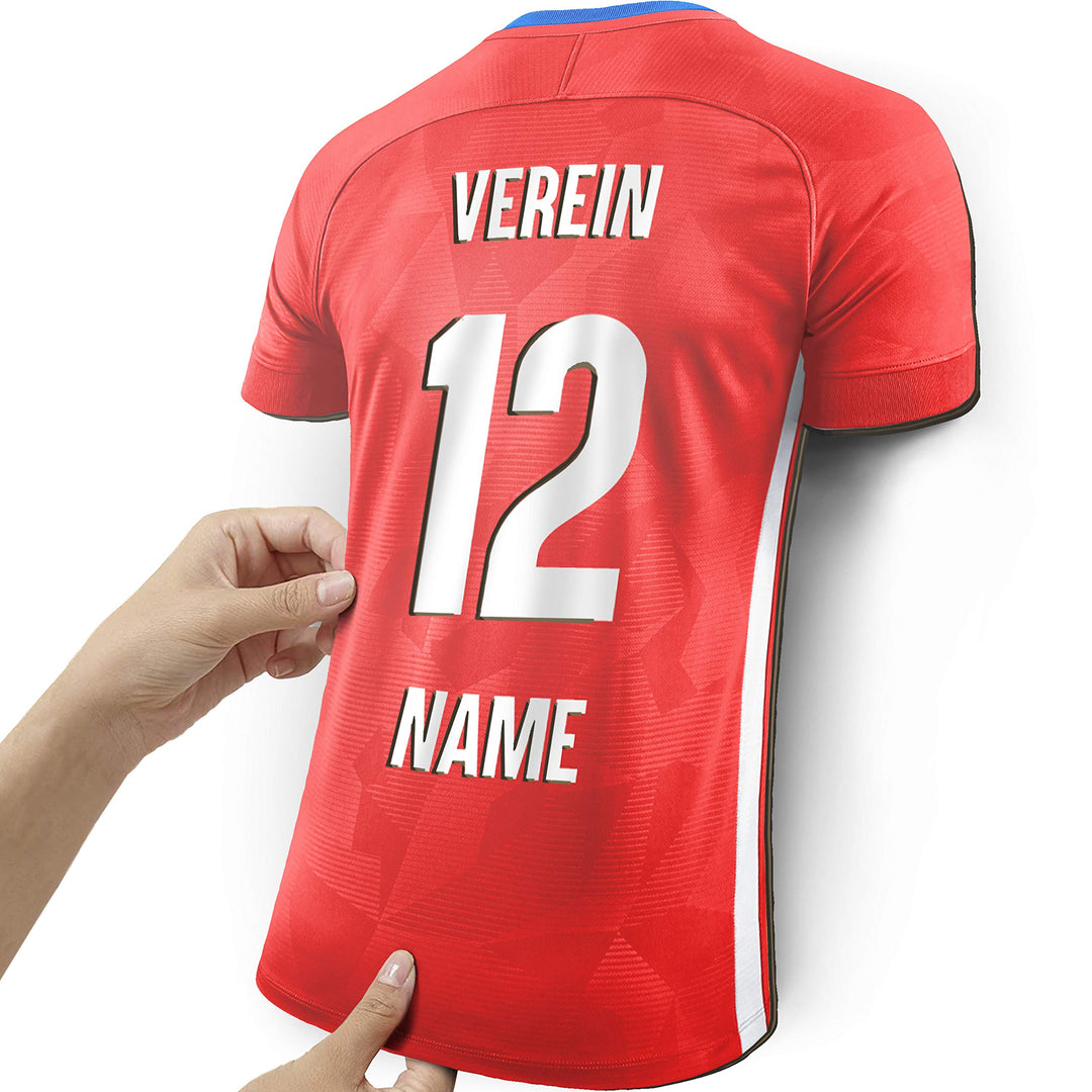 Elbeffekt Trikotlampe für Heidenheim Fans aus Holz - personalisierbares Geschenk - schenke Dein indi