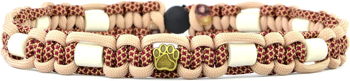 EM-Keramik-Halsband für Hunde & Katzen - Massanfertigung EM-Band Original US-Paracord (61-70 cm, Bor