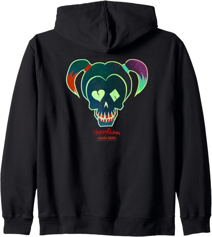 Suicide Squad Harley Quinn Skull Kapuzenjacke