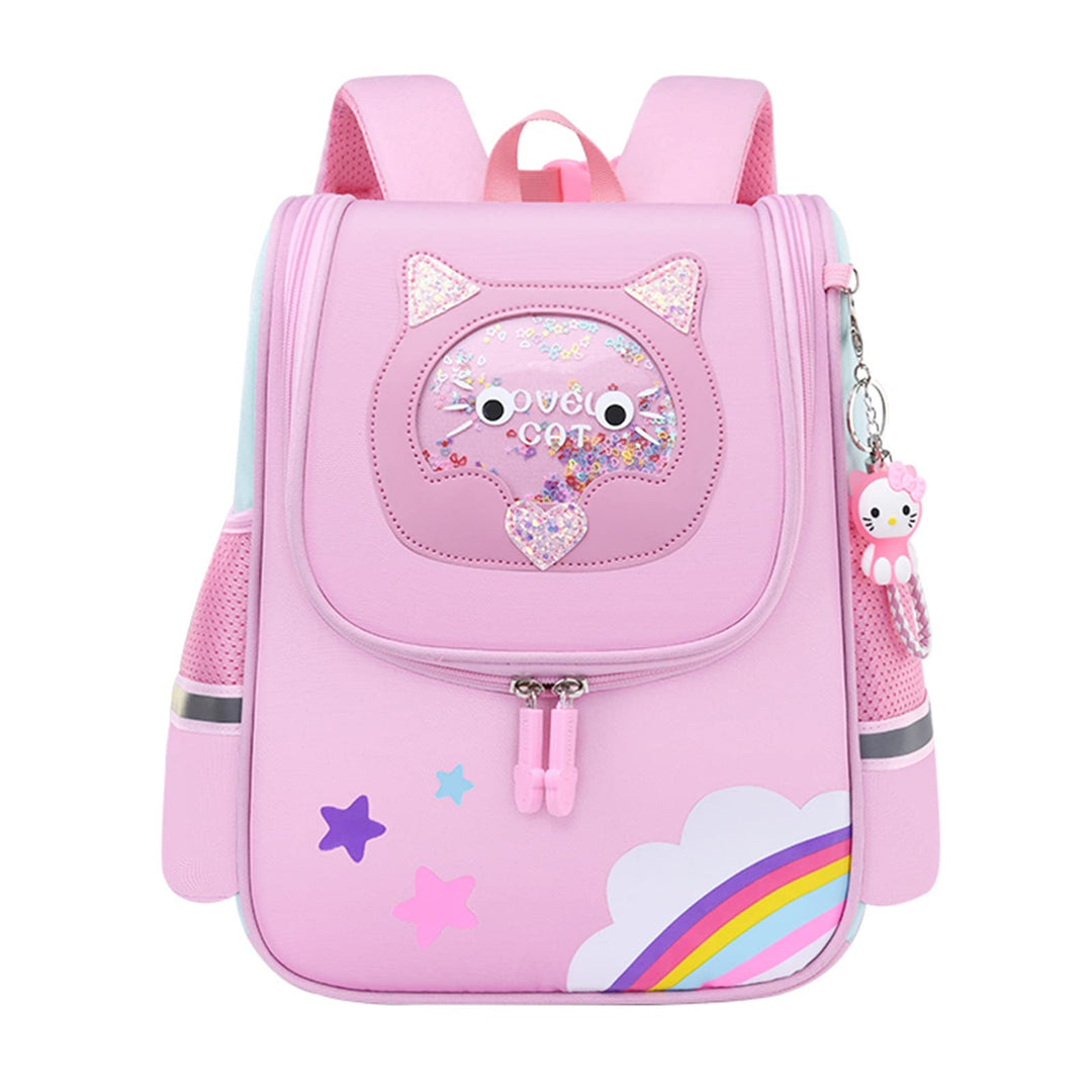 Hovkib Kinderrucksack, Schulrucksack Mädchen Teenager Schultaschen Junge Daypack Nettes Karikaturmus