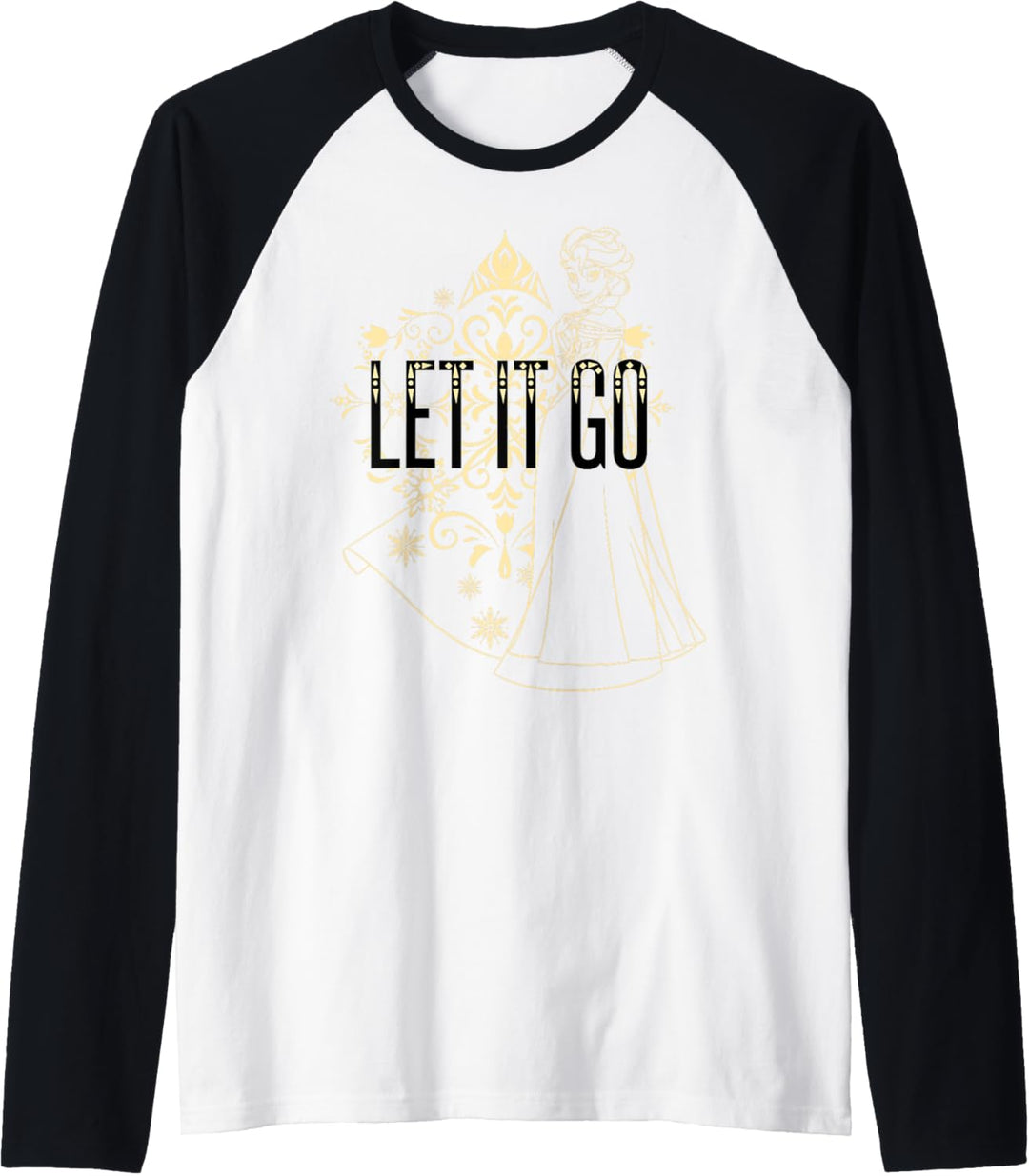 Disney Frozen Elsa Golden Let It Go Golden Raglan