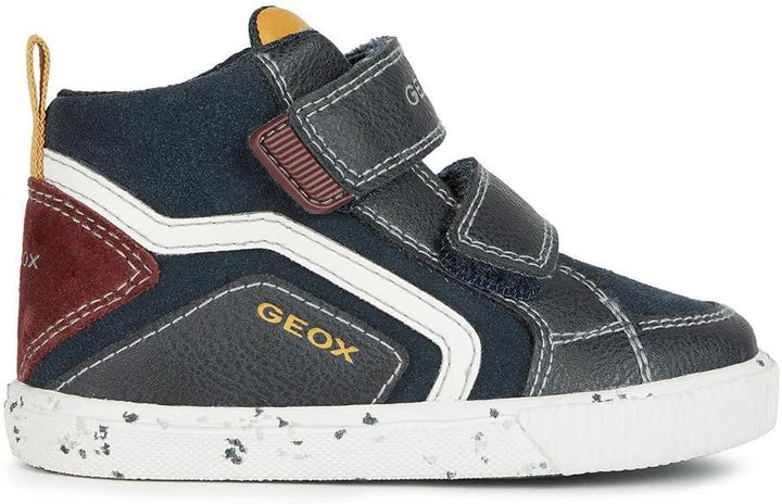 Geox Baby-Jungen B Kilwi Boy C' Sneaker 23 EU Navy Bordeaux, 23 EU Navy Bordeaux