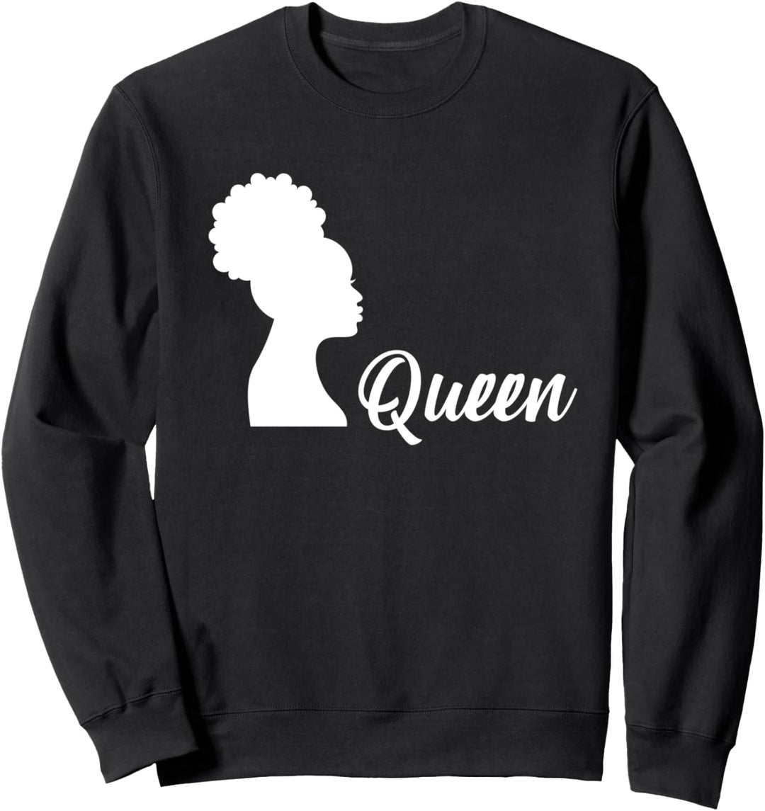 Black History Afrikanisch Juneteenth Melanin Afro Queen Sweatshirt