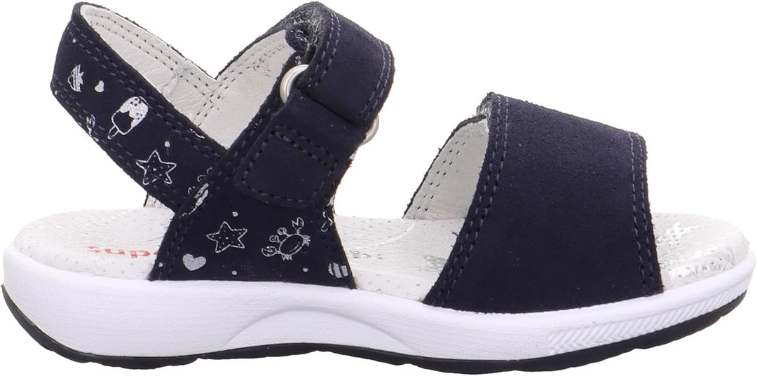 Superfit Mädchen Emily Sandale 26 EU Blau, 26 EU Blau