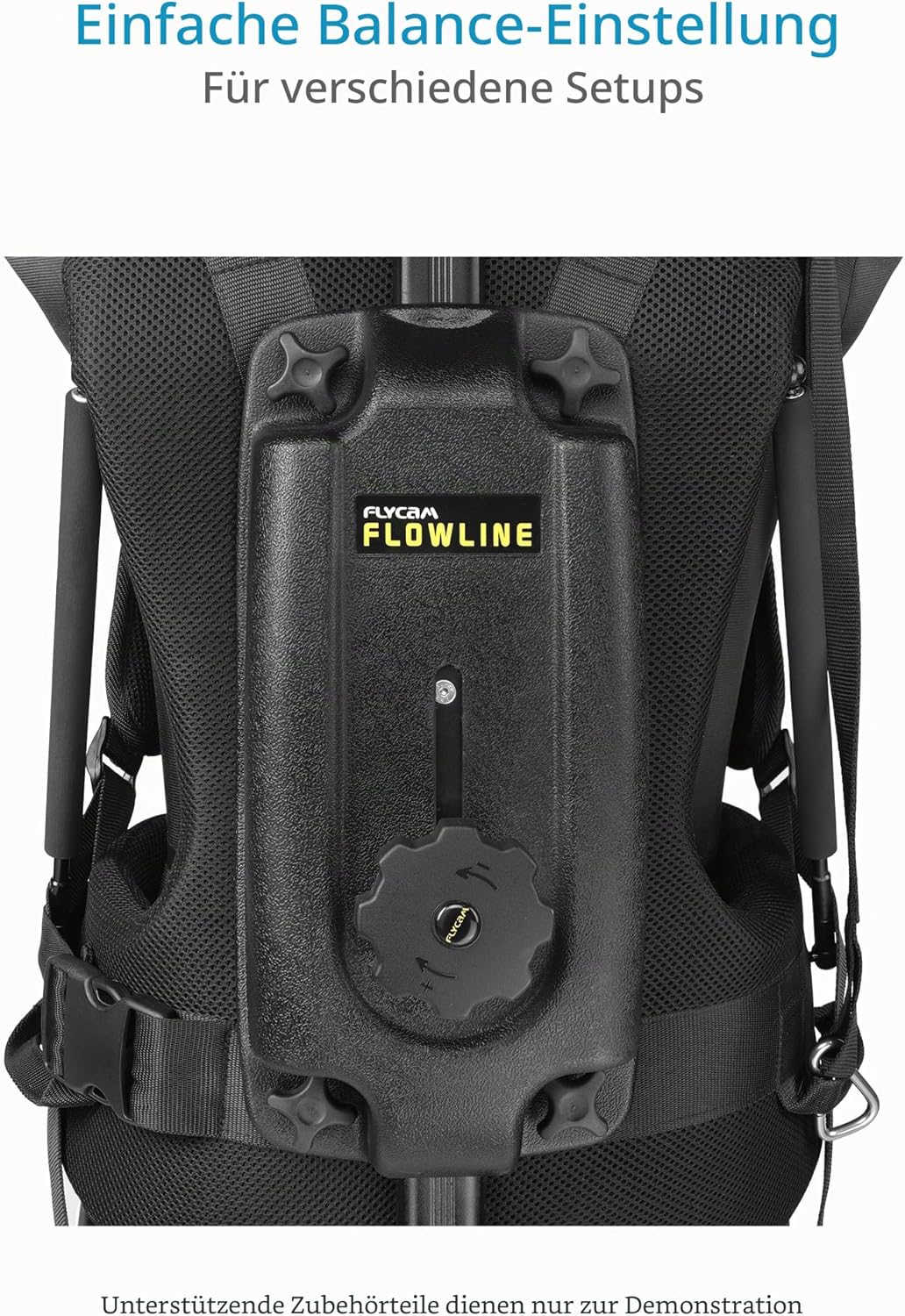 FLYCAM Basic Flowline Body Mount Stützweste mit 180° Drehung für Kamera, Camcorder und 3-Achsen-Gimb