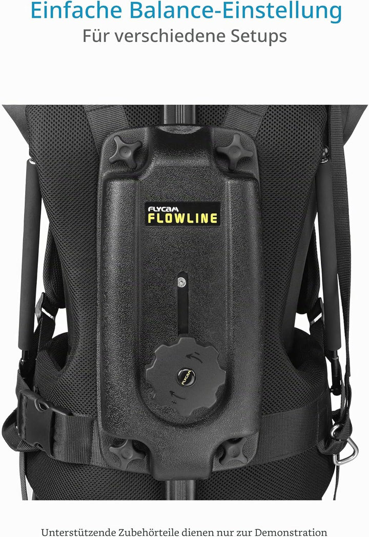 FLYCAM Basic Flowline Body Mount Stützweste mit 180° Drehung für Kamera, Camcorder und 3-Achsen-Gimb