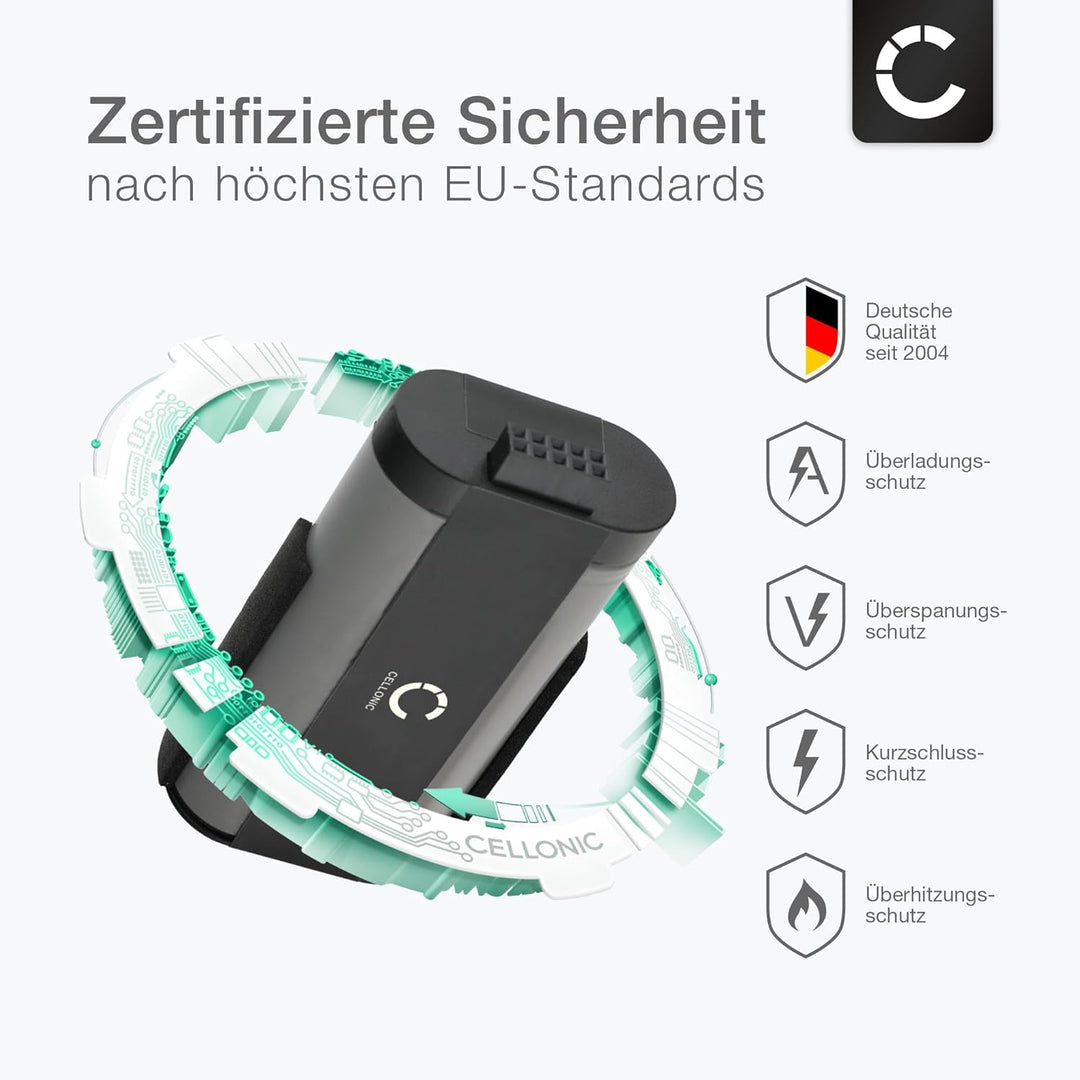 CELLONIC, Lautsprecherakku kompatibel mit Ultimate Ears UE MegaBoom, S-00147 (2600mAh, 7.4V) 2X Ersa