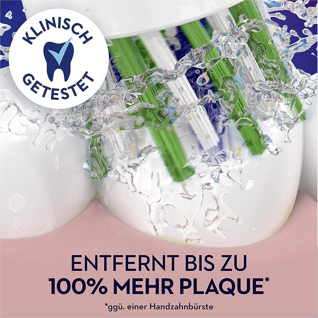 Oral-B CrossAction Aufsteckbürsten für elektrische Zahnbürste, 10 Stück, ganzheitliche Mundreinigung