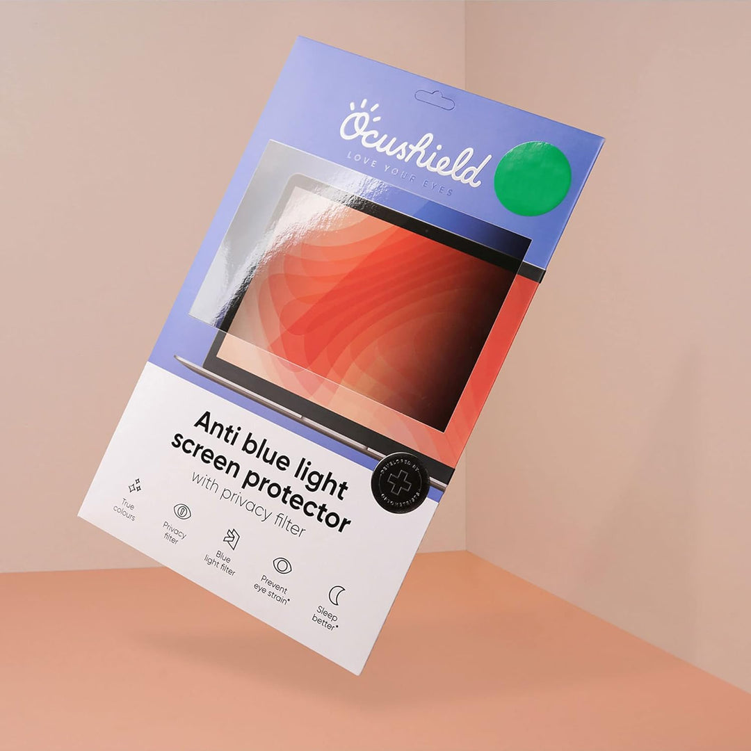 Ocushield Anti-Blaulicht 532 x 299mm PC Monitor Bildschirmschutz mit Privacy Filter – PC Bildschirm