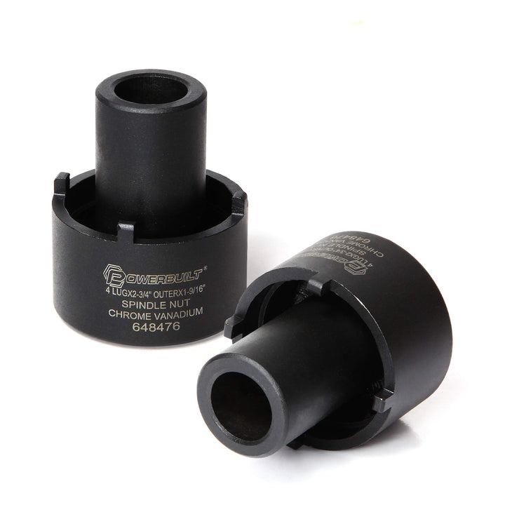 Powerbuilt Spindelmutter-Stecknuss, 4 Ösen, 2-3/4 Zoll aussen, Ford, einfache Entfernung von Spindel