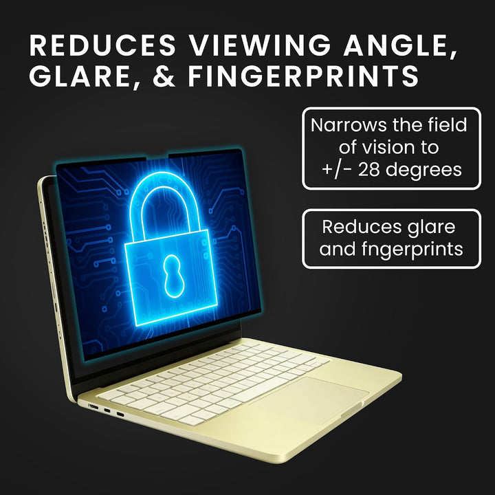kwmobile Sichtschutzfolie Apple MacBook Neo – Magnetischer Privacy Screen – Anti Spy Filter 1x, 1x