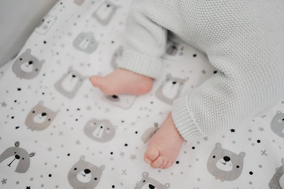 FlyIdeas Next 2 me Spannbettlaken Beistellbett Baby 83x50 cm, 8 STK. - 100% Zertif. Baumwolle - Komp