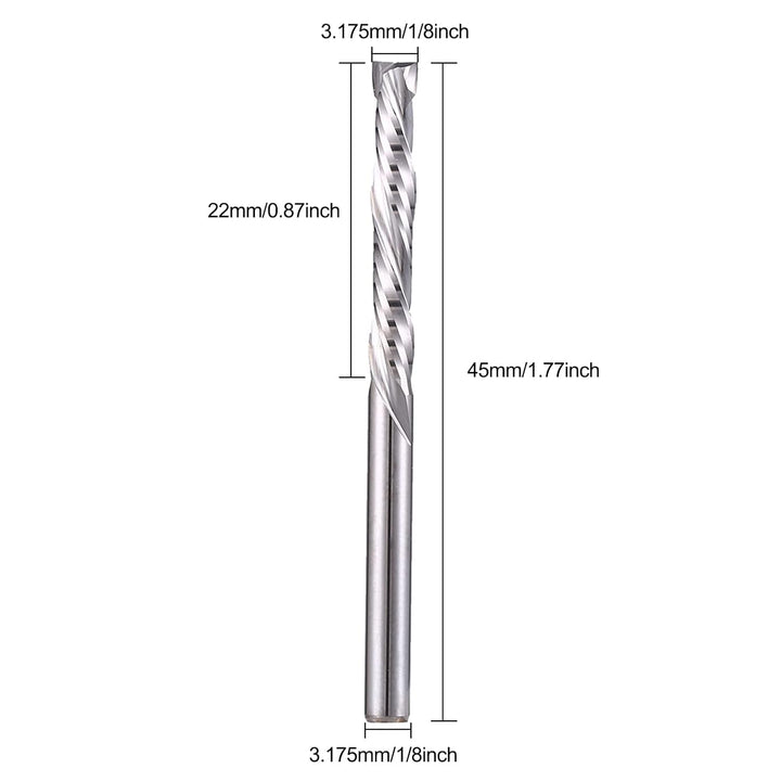 EU_HOZLY 1/8-Zoll-Schaft mit 1/8-Zoll-Schneiddurchmesser Hartmetall-Schaftfräser Up- und Down-Cut-Ko