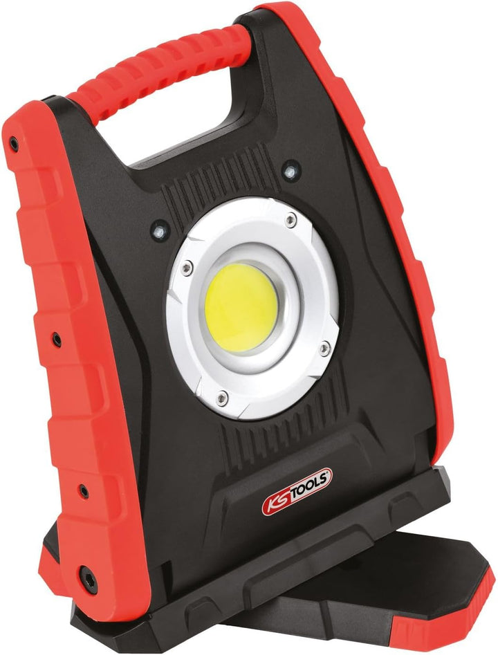 KS Tools, 150.4351, mobiler LED-Projektor, 10 W, 1000 Lumen, IP54, wiederaufladbar über USB-Stecker