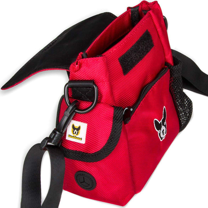 Hundefreund Futtertasche | Kleine Damen Handtasche für Leckerlis und Hundespielzeug | Leckerlitasche