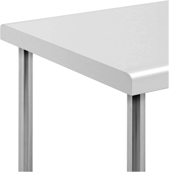 Royal Catering RCAT-120/60-NW Arbeitstisch Edelstahl Küche Edelstahltisch 120 x 60 x 85 cm höhenvers