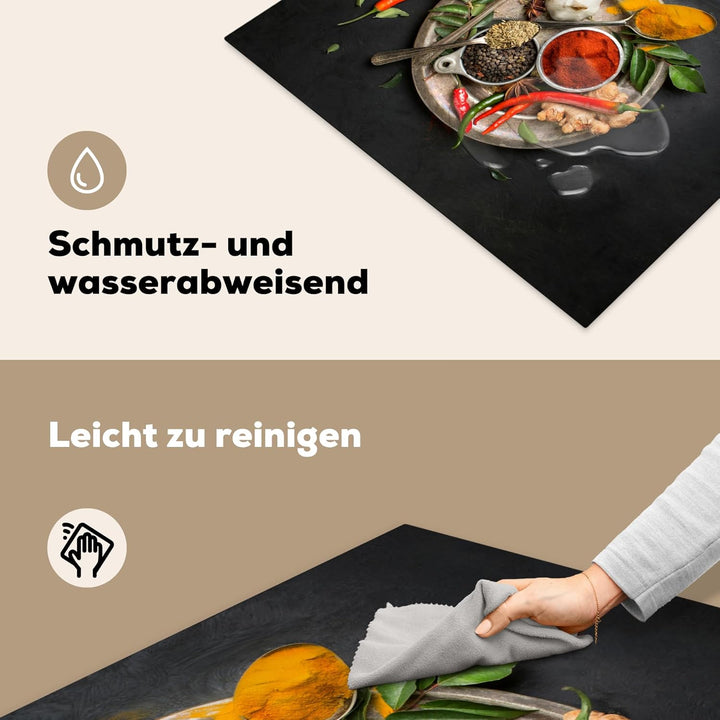 KitchenYeah© Herdabdeckplatte Einteilig Küche Ceranfeld Abdeckplatte Cerankochfeld Abdeckung Indukti