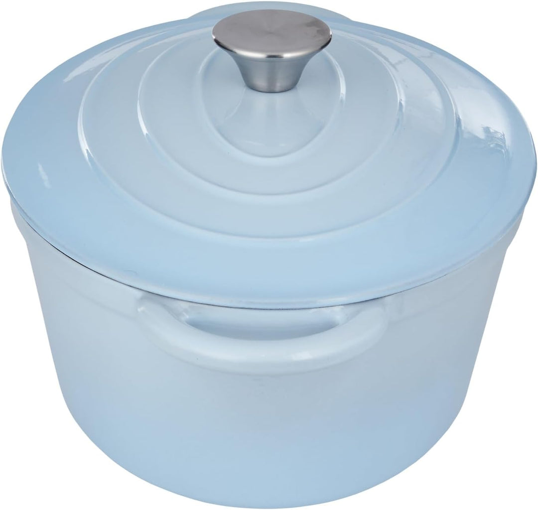 BUTLERS Topf 4,15 l 23 x 37 cm Gusseisen Emaille - HOT IRON - Schmortopf mit Deckel | Backofenfest &
