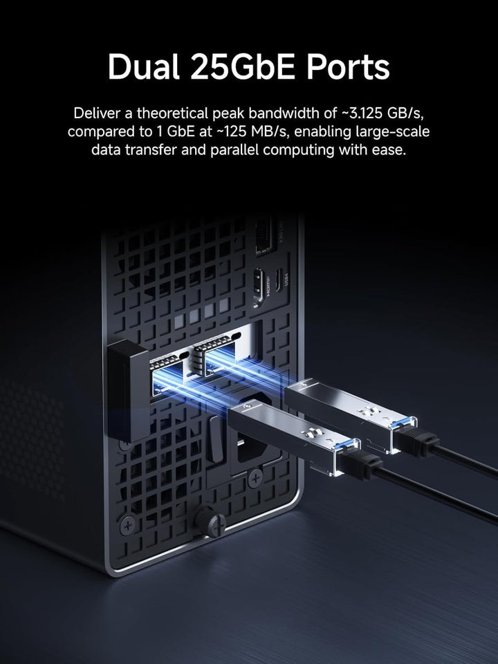 MINIS FORUM MS-02 Ultra Mini PC, Core Ultra 9 285HX Prozessor (24C/24T bis 5,5 GHz) und Intel Graphi