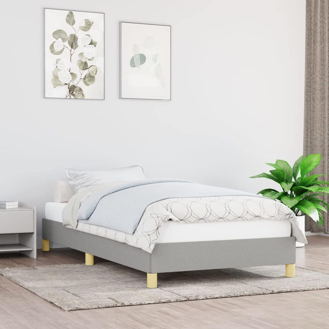 Tidyard Bettgestell Bett Polsterbett Bettrahmen Stoffbett Schlafzimmerbett Holzbettrahmen Schlafzimm