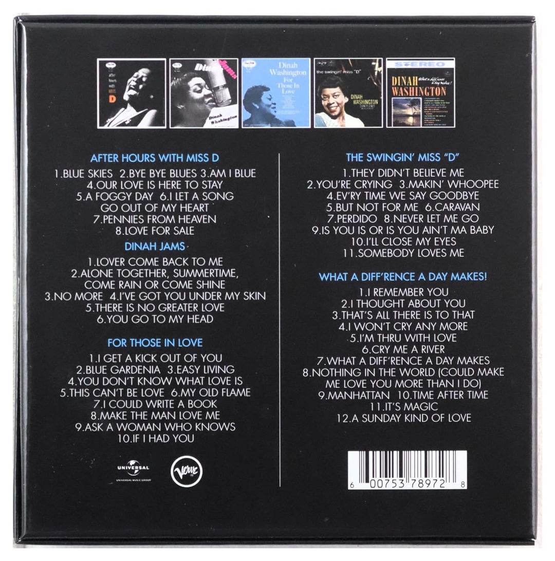 The Divine Miss Dinah Washington, Audio-CD