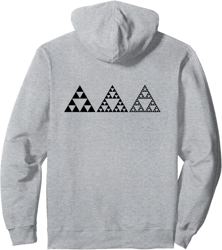 Mathematik Sierpinski Dreieck Fraktale Geometrie Unendlich Pullover Hoodie
