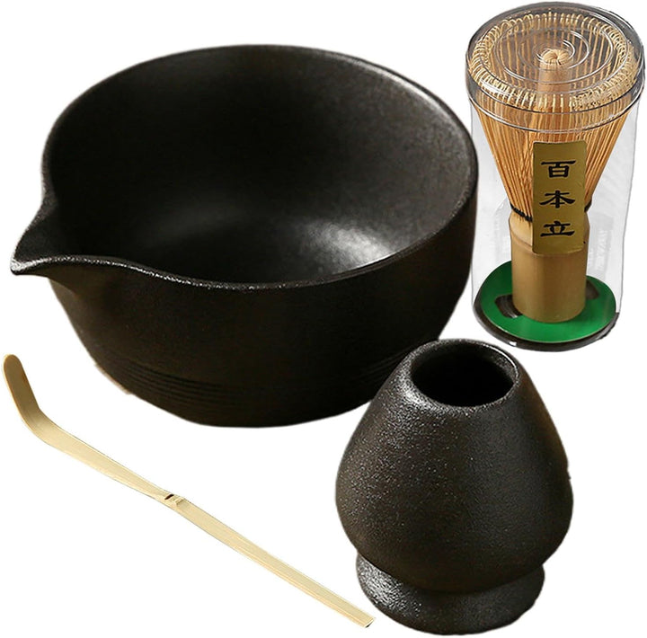 Matcha Whisk Set, Matcha Bowl And Whisk, Matcha Tea Set, Matcha Bowl With Spout, Matcha Whisk Scoop