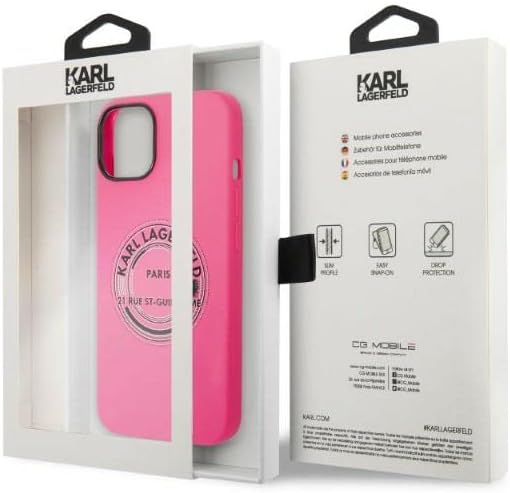 Karl Lagerfeld KLHCP14MSRSGRCF Hülle für iPhone 14 Plus 6,7" hardcase rosa/pink