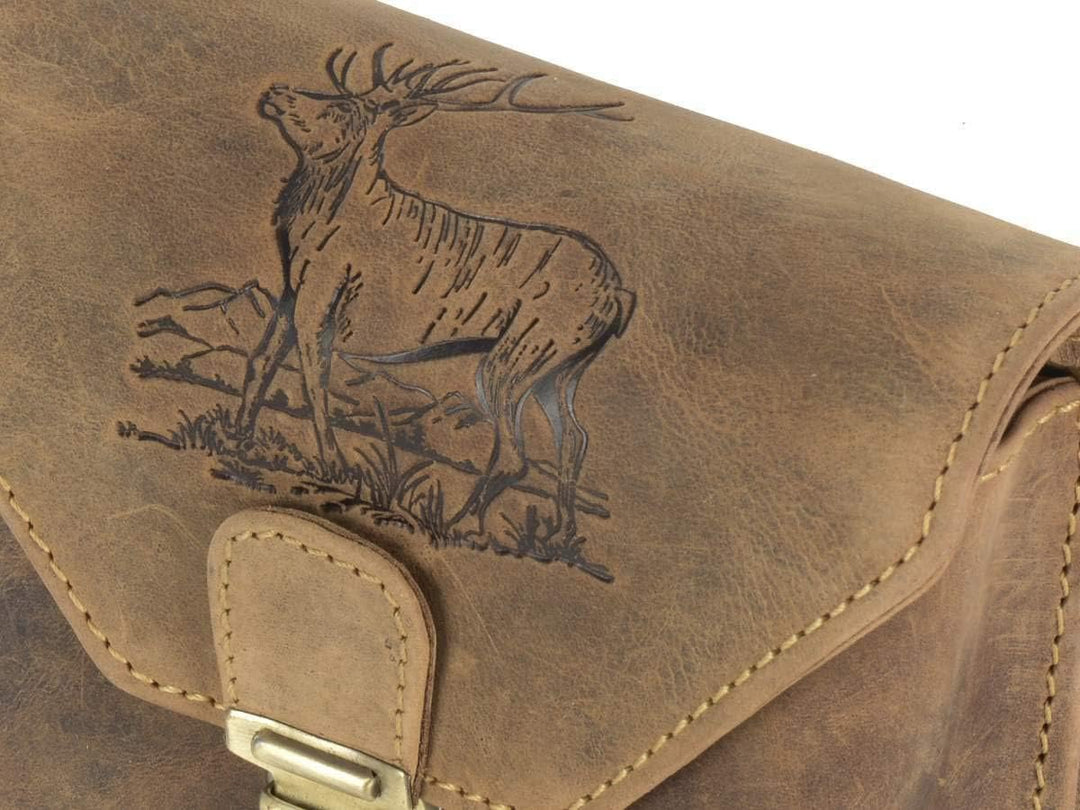 Greenburry Vintage Outdoor Gürteltasche Leder 15 cm