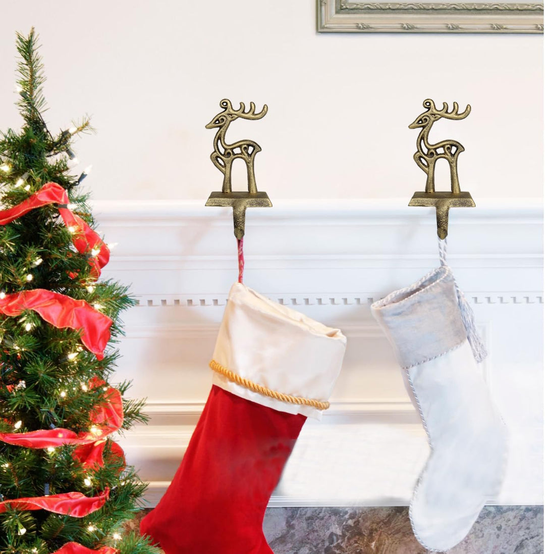 YWZHENYU Weihnachtsstrumpfhalter, langlebig, Haken für Kaminsims, Kamin, Strumpfhaken für Weihnachts
