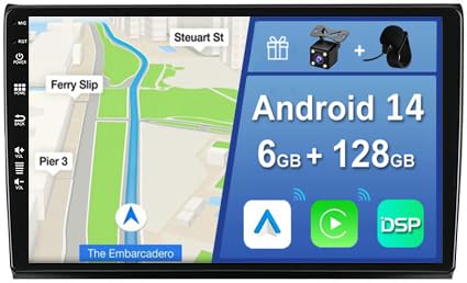 [6GB+128GB] Android 14 Autoradio für FIAT Bravo (2006-2012)-[Integriertes CarPlay/Android Auto/DSP/G