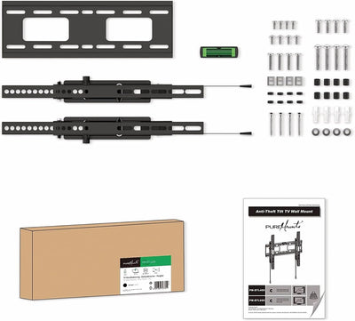 PureMounts PM-BTL400 Wandhalterung für TV Geräte mit 81-140 cm (32-55 Zoll), VESA: 200x200 bis 400x4