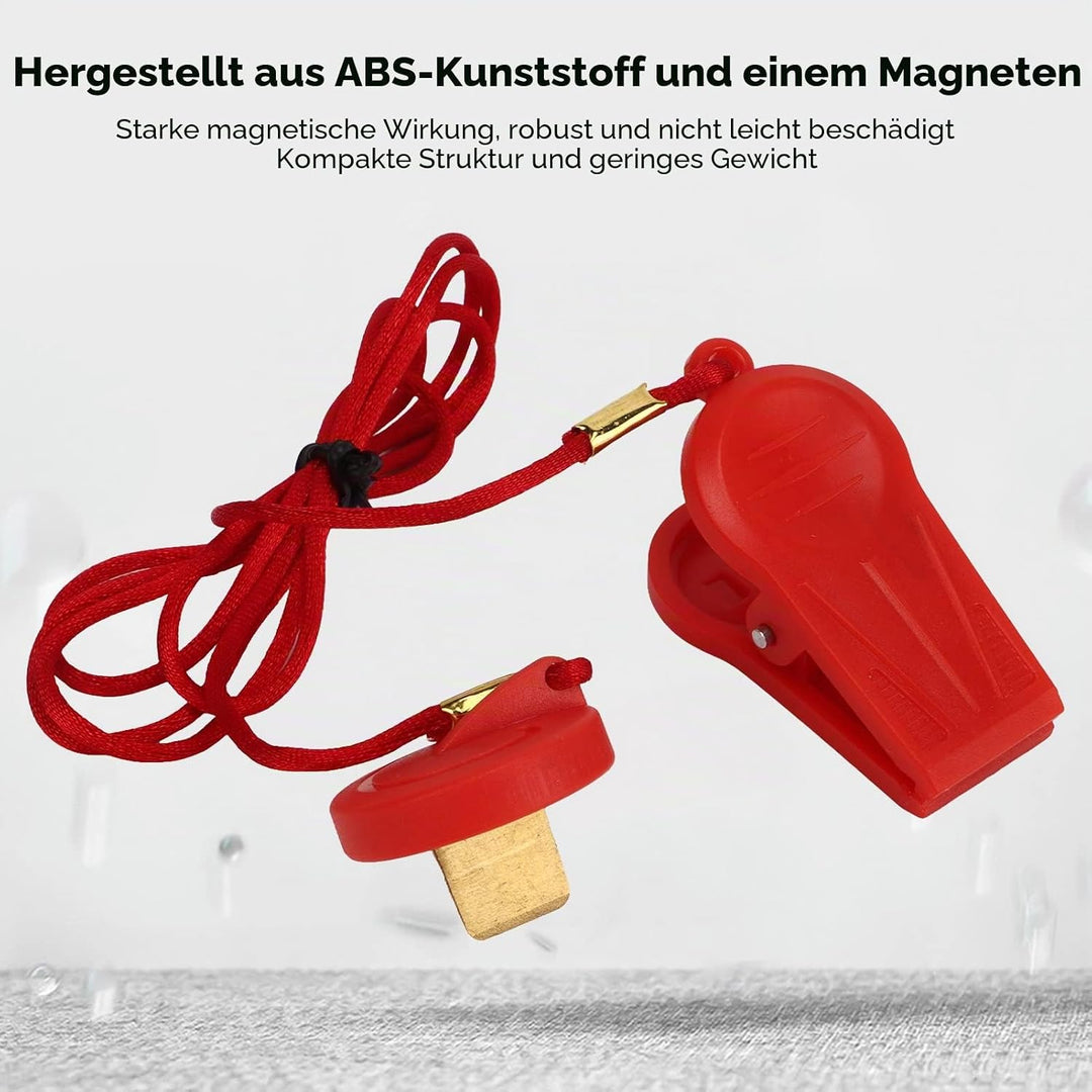 RiToEasysports 2PCS Laufband-Sicherheitsschlüssel, Laufband-Sicherheitsschalter mit Kreisförmigem Ei