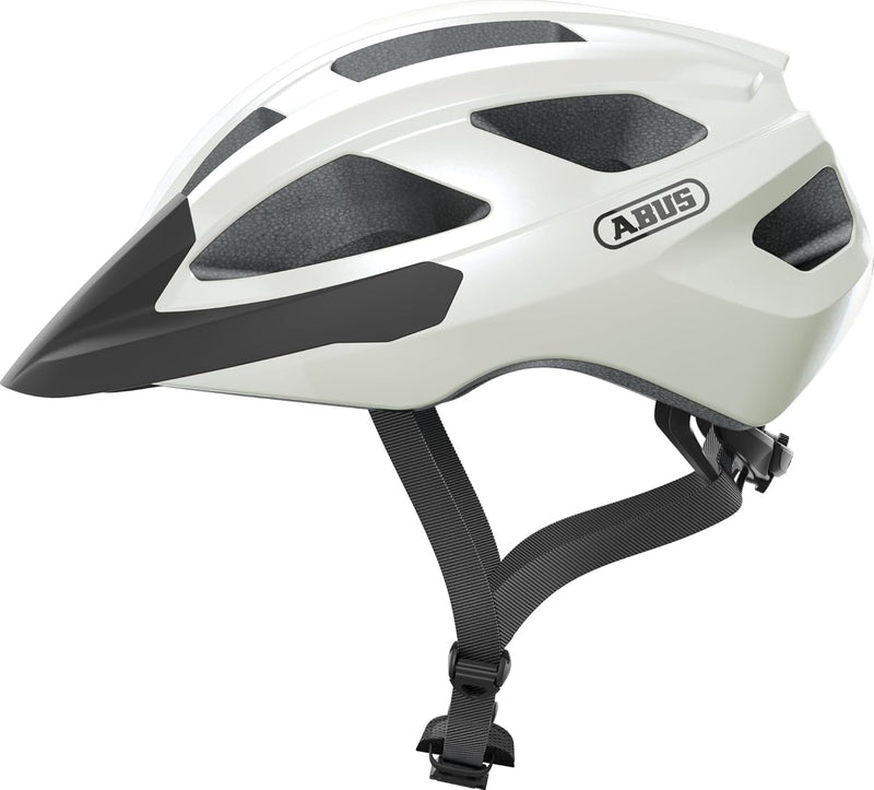 ABUS Rennradhelm Macator - sportiver Fahrradhelm für Einsteiger - auch für Zopfträger/-innen - für D