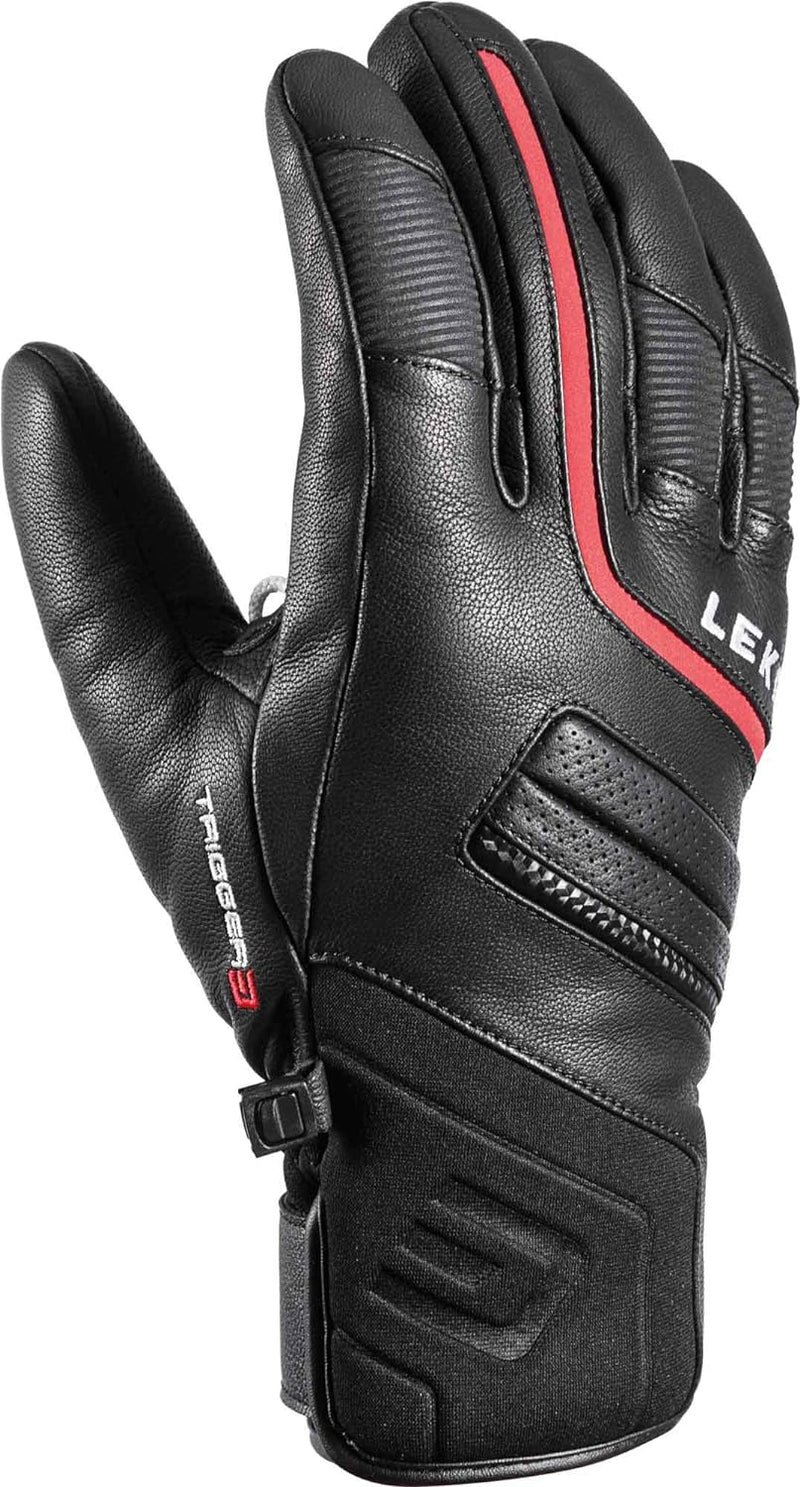 LEKI Worldcup Race Speed 3D Handschuhe Skihandschuhe Fingerhandschuhe 1 Black - Red, 1 Black - Red