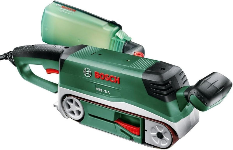 Bosch DIY Bandschleifer PBS 75 A, 1 Schleifband K 80, (710 W, Schleiffläche 76 x 165 mm, Bandabmessu