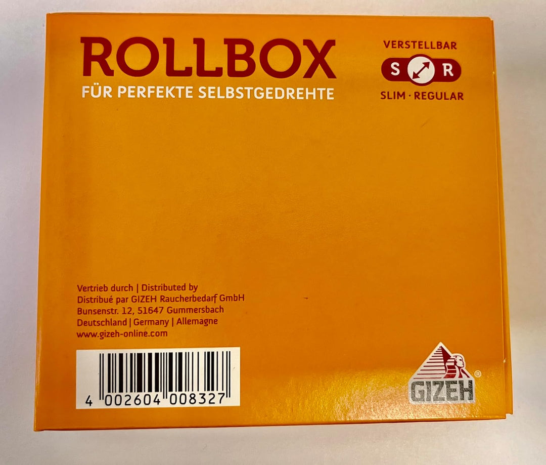 Gizeh Rollbox Drehmaschine für Zigaretten Slim und Regular 3 Rollboxen