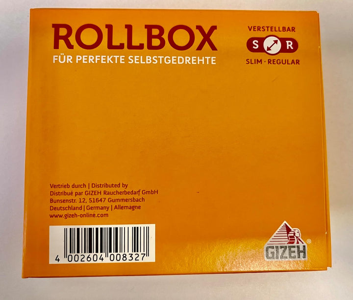 Gizeh Rollbox Drehmaschine für Zigaretten Slim und Regular 3 Rollboxen
