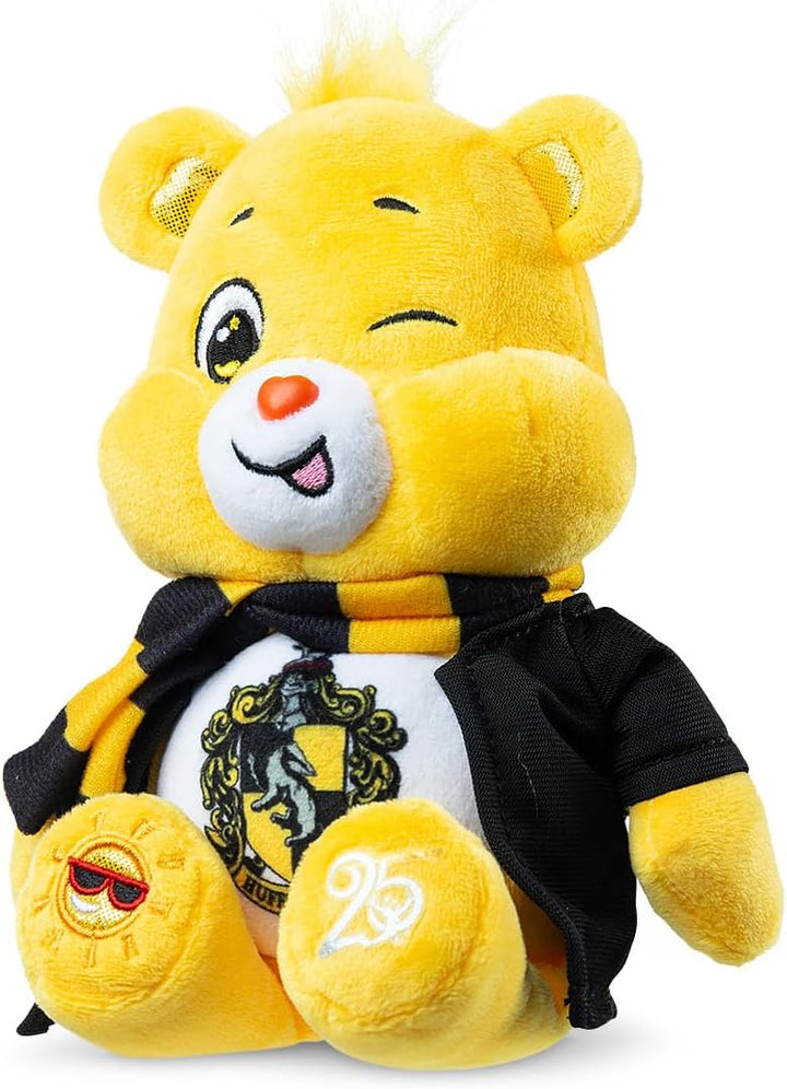 Care Bears x Harry Potter Hufflepuff Funshine Bear 20 cm Plüsch – Offizielles Sammelspielzeug des Ho