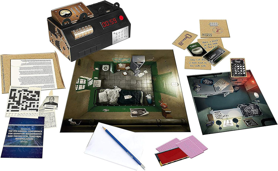 Escape Room: The Game - Vol. 1, 3 Thrilling Escape Rooms in Your Own Home!, Board Games for Adults,