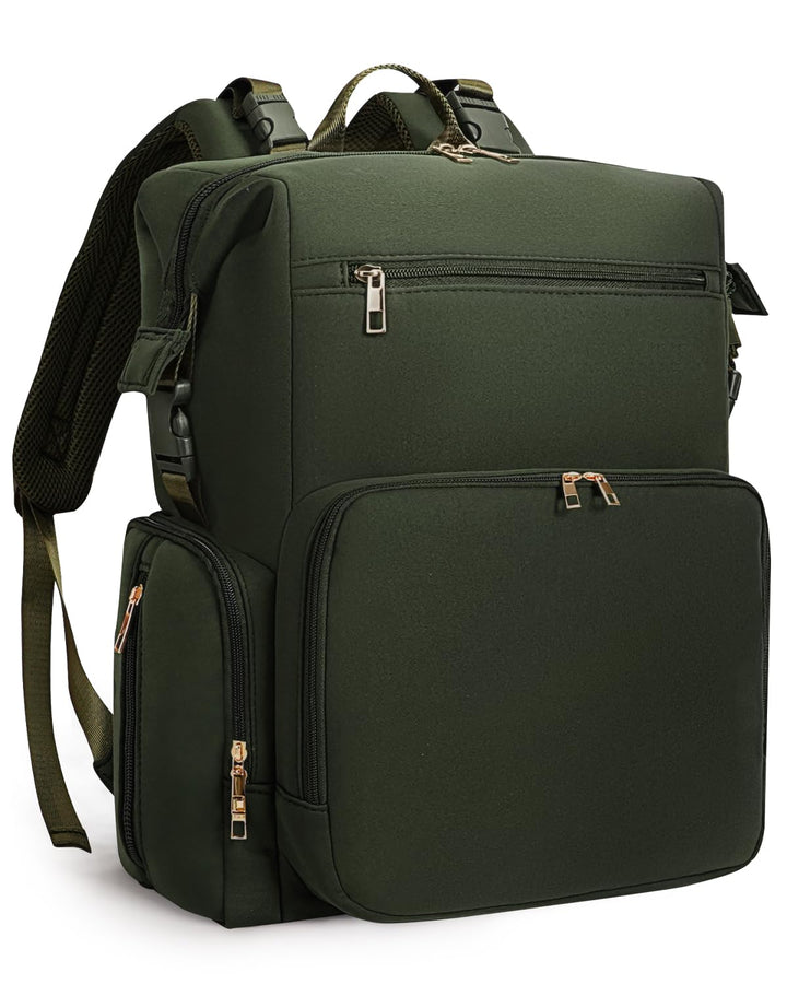 CEI-CEI Baby Wickeltasche/Rucksack mit Isolierter Flaschentasche, Wasserdichtes Neoprengewebe, Wicke