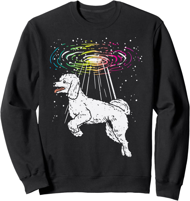 Space Hole Poodle Galaxy Animal Pet Dog Lover Owner Gift Sweatshirt