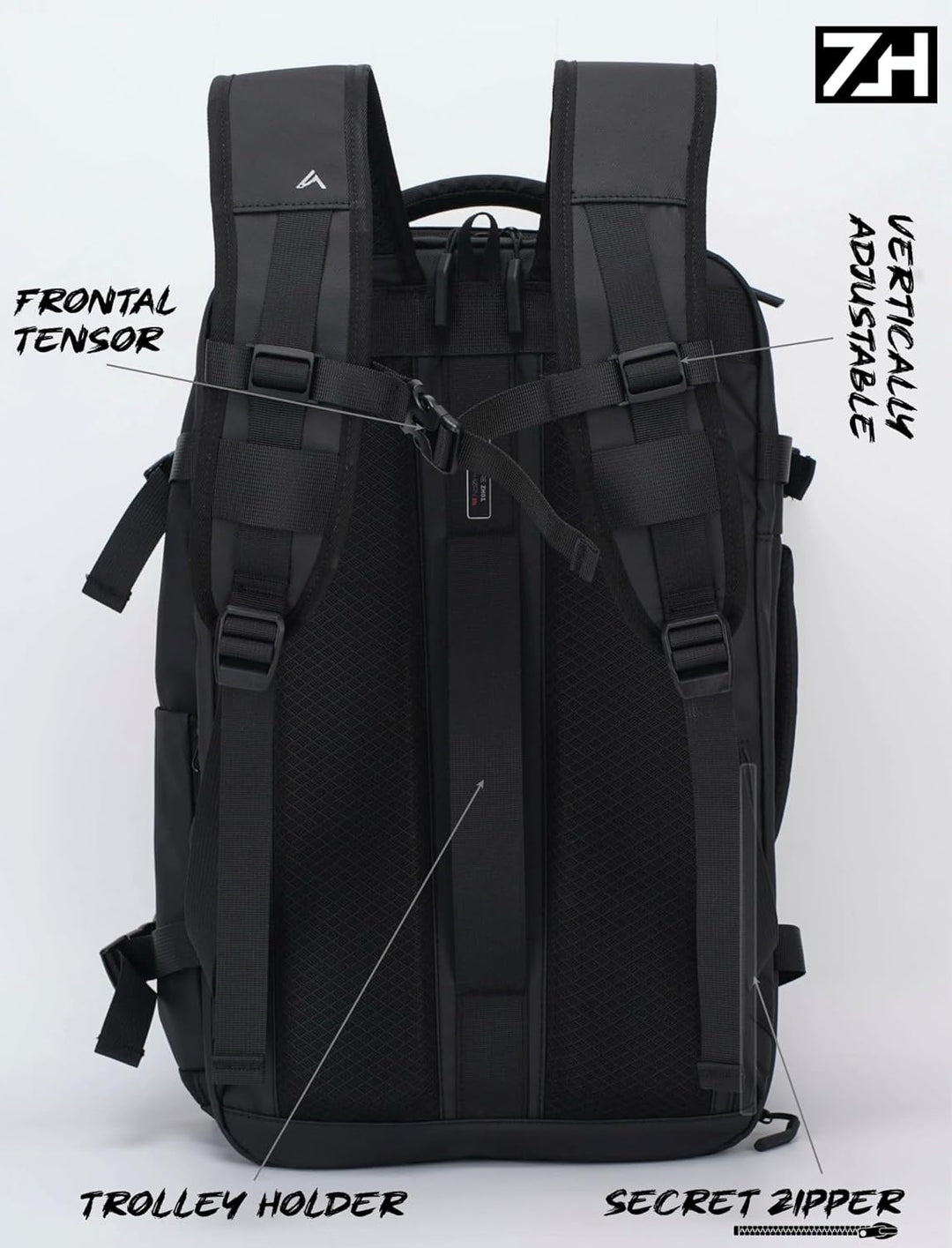 +Zermatt-Horn Rucksack herren Reise-Rucksack 35L | Laptop 15-17 Zoll. Kabinenrucksack Handgepäck mit