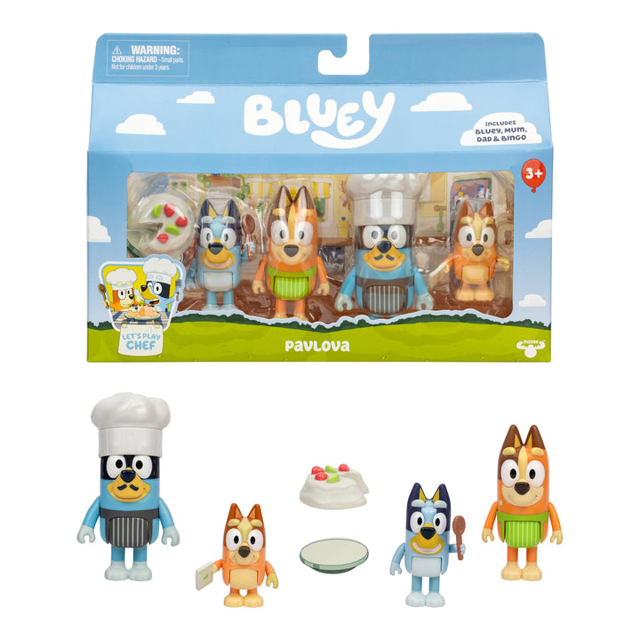 BlueY Es ist Zeit für Pavlova mit Dieser 4er-Figurenpackung Café-Wettkampf, enthält, Bingo, Bandit m
