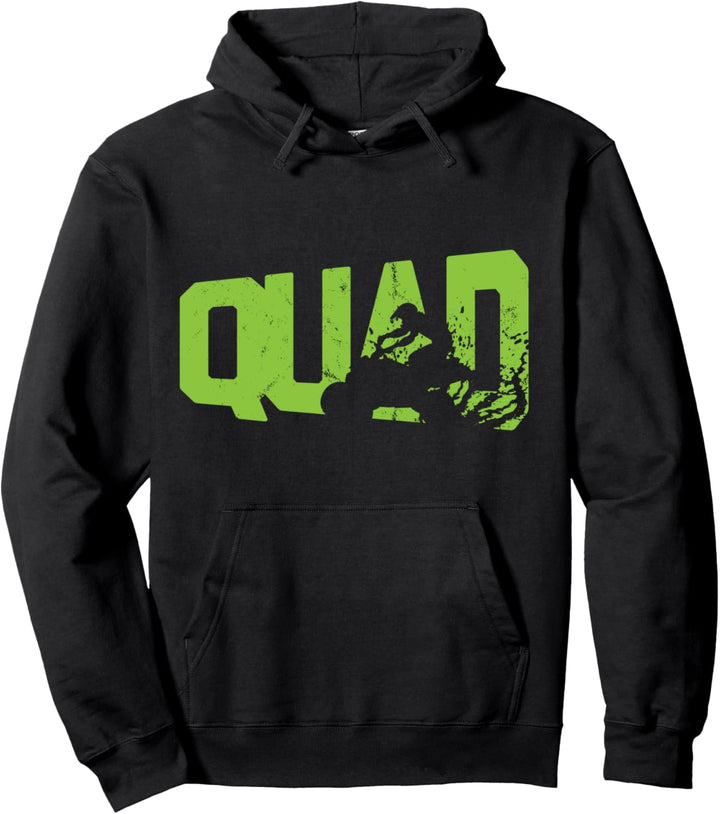 Vintage Quad Lustiges Quadfahrer ATV Geschenk Jungen Männer Pullover Hoodie