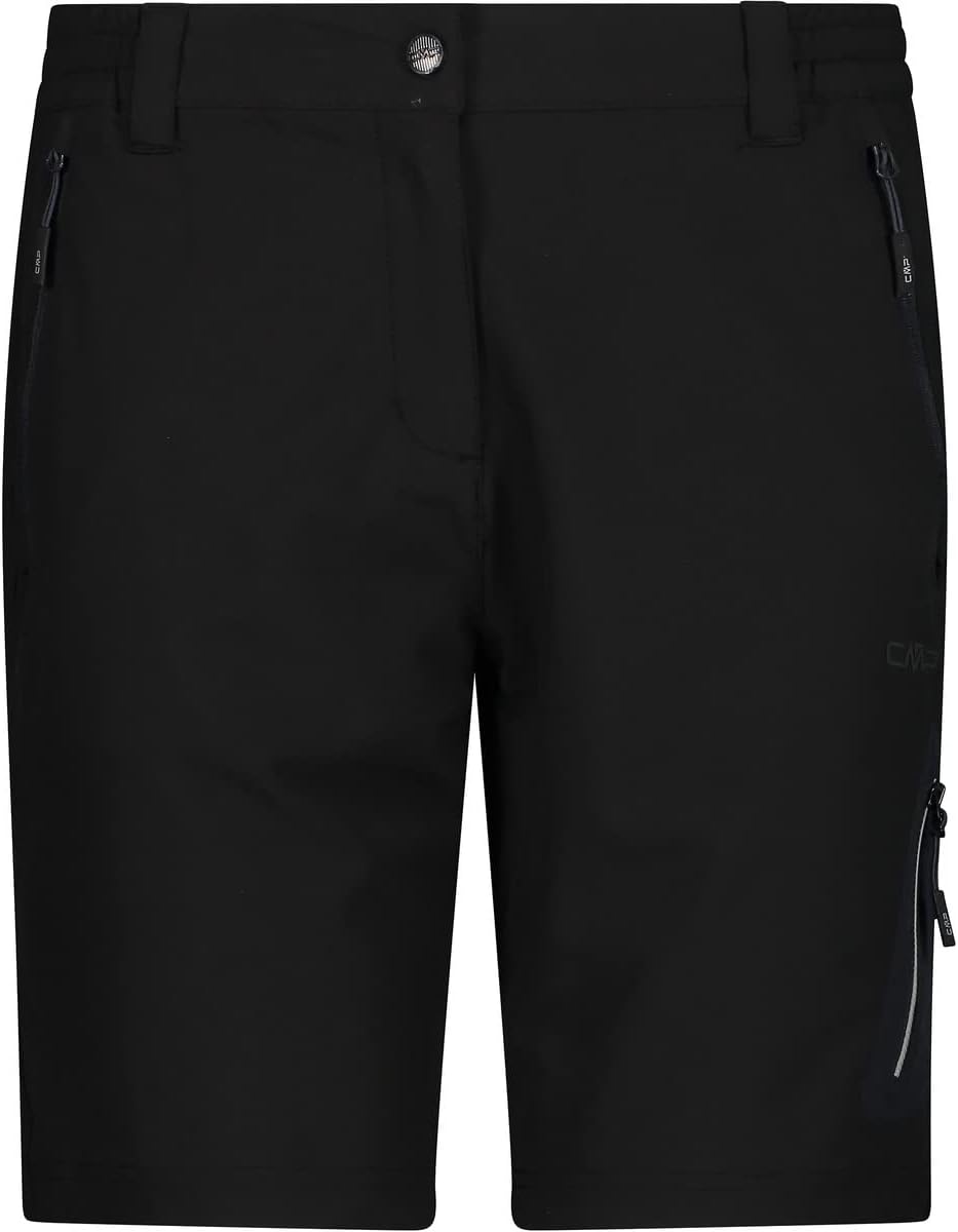 CMP Damen Bermudashorts Stretch-Bermudashorts für Damen 40 Schwarz, 40 Schwarz