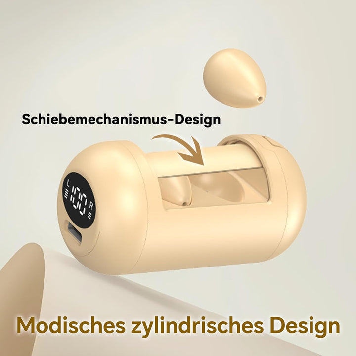 Mini Kopfhörer Kabellos Bluetooth Unsichtbar Klein zum Schlafen In Ear Schlaf Bluetooth Seitenschläf