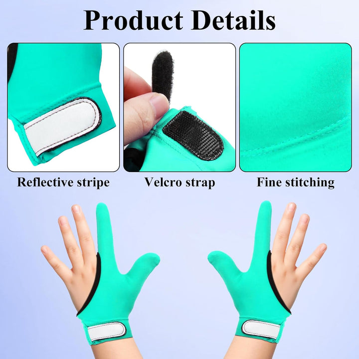 4 Stück Daumenlutschen Abgewöhnen Daumenlutschen Stop Kinder Daumen Saugen Guard Handschuhe Kaukompr
