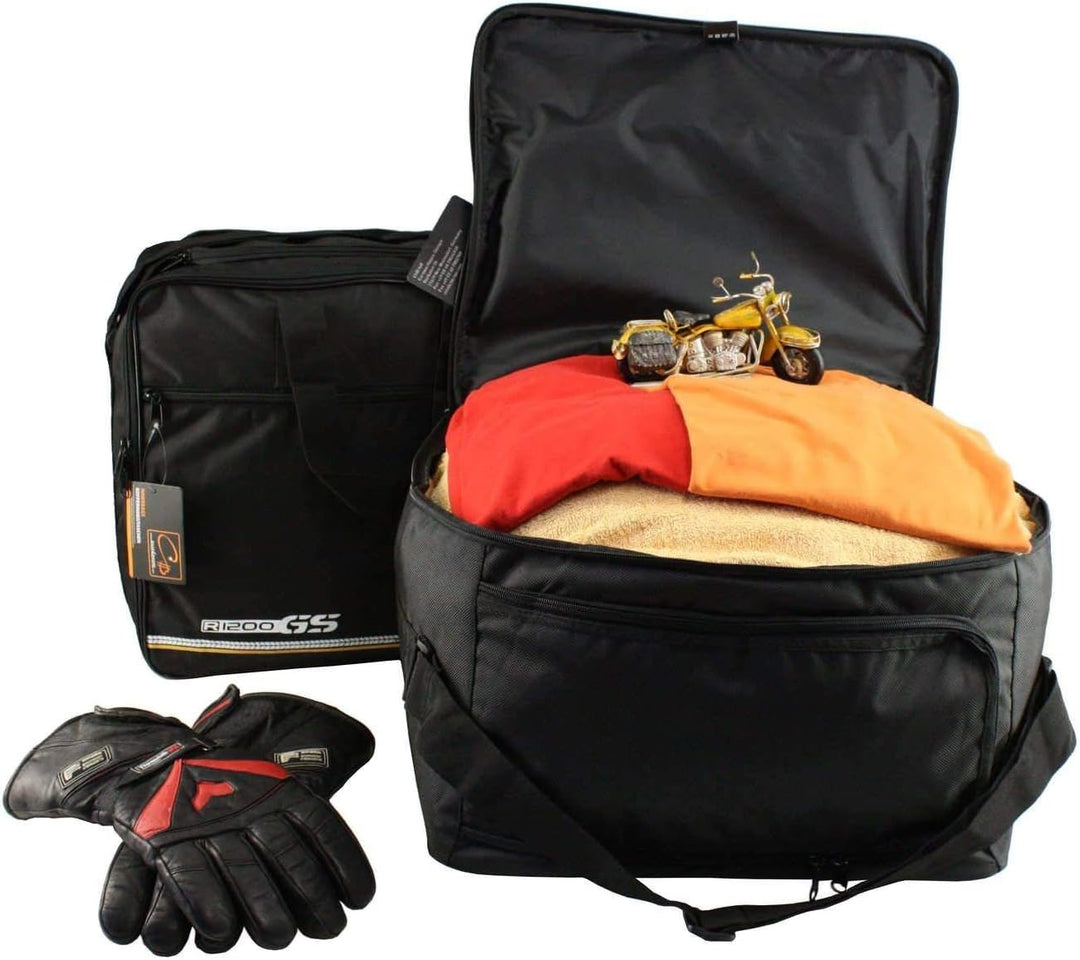 made4bikers Promotion-Bag: Set Koffer UND TopCase Innentaschen passend für BMW R1200GS-LC (K51) Adve