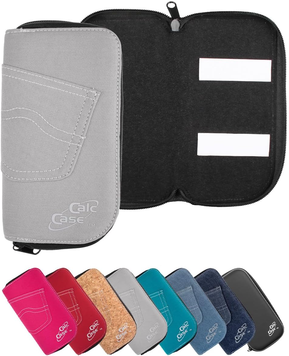 Casio FX 991DE X Schulrechner mit CalcCase Schutztasche, Wissenschaftlicher Taschenrechner – ideal f